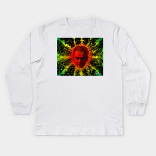 Jack Kirby Portrait Kids Long Sleeve T-Shirt